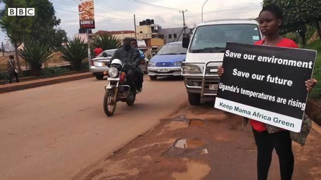 ⁣African climate activists' message to world leaders - BBC Africa