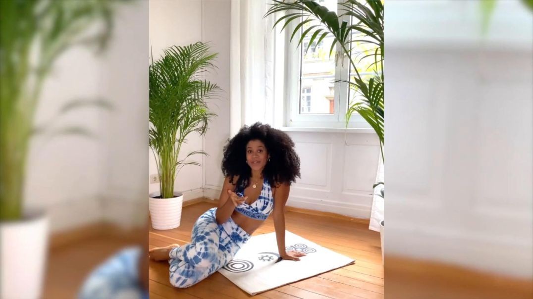 ⁣My Top 3 favourite Kemetic Yoga Poses for VOGUE Germany (English subtitles)